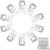 Geweo Chiavetta USB 2.0 32 GB, Mini Chiavetta USB 32 GB USB Key 32GB Penna USB 32GB USB Flash Drive 32 giga per Laptop, PC, Auto, Smart TV ect.（Argento* 10 pezzi）