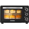 Steinborg Mini forno con convezione d'aria, 25 litri, con teglia e griglia mini forno da 60 minuti, 1.600 Watt