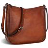 Iswee Borse a tracolla per le donne borsa in vera pelle borsa a tracolla Hobo borsa da donna vintage borsa a tracolla da lavoro, Marrone