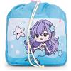 Franco Cosimo Panini SO KAWAII Online Exclusive - Sacca Coulisse, Spallacci in Tessuto Colorati e Regolabili, Apertura Superiore e Aggancio per Portamonete, Idea Regalo per Bambini e Ragazzi, 33 x 36,5H x 11 cm