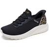 Skechers Bobs Squad Chaos-Seize The Hour Sneaker da Donna, Nero, 35 EU