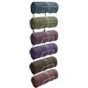 Sorbus Portasciugamani da parete - 6 scomparti in metallo argentato porta asciugamani per set di arredo bagno, organizer per biancheria, palestra, camper, porta, armadietto, portabottiglie da parete
