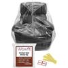 Wowfit Rivestimento per mobili, antipolvere, per sedie, sdraio, boxe, trasparente, in plastica inodore, spessore 0,1 mm, larghezza 86 x profondità 107 x altezza 157,5/104 cm (nastro adesivo non