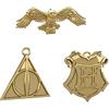 Hallmark Keepsake Miniature Christmas Ornaments 2023, Harry Potter The Wizarding World Metal, Mini Set of 3, Gifts for Harry Potter Fans