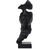aboxoo Statua pensatore, statuetta artistica astratta Silence is Gold, scultura moderna in resina per la casa, oggetti decorativi per la scrivania, decorazione creativa per la casa, l'ufficio e lo