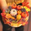 DomeStar 50 PCS Thanksgiving Artificial Pumpkins and Gourds Set Fall Decorations for Home, 8 PCS Fake Pumpkins, 12 PCS Pinecones and Acorns, 30 PCS Fake Maple Leaves Fall Wedding Tables Centerpieces