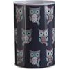 Premier Housewares Happy Owls-Salvadanaio, Stagno, Blu, 10 x 10 x 15 cm