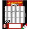 MARKIN Etichetta adesiva bianca 34x5mm (10fogli x 60etichette) Markin X11024