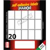 MARKIN Etichetta adesiva bianca 34x21mm (10fogli x 20etichette) Markin X11027