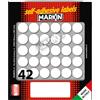MARKIN Etichetta adesiva bianca tonda Ø18mm (10fogli x 42etichette) Markin 10006