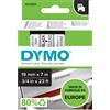 DYMO NASTRO DYMO TIPO D1 (19MMX7MT) NERO/TRASPARENTE 458000 S0720820