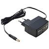PremiumCord Alimentatore Universale 230V / 9V / 1A, Alimentatore AC/DC, Adattatore di Alimentazione per Router e Altri Dispositivi, Spina di uscita da 5,5mm / 2,1mm, Nero, Lunghezza cavo 1,4m