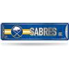 Rico Industries NHL Buffalo Sabres Home Décor - Cartello stradale in metallo (10,2 x 38,1 cm), ideale per casa, ufficio, camera da letto e grotta degli uomini, prodotto