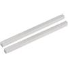 QUARKZMAN 2Pcs Perno Manopola Porta, Barra di Ricambio Maniglia Porta, Parti di Ricambio Maniglia Porta Mandrino Porta da 130 x 8mm, Argento