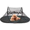 Qcwwy Mini Tenda da Gioco per Gatti Recinto per Animali Domestici da Esterno per Cane Gatto con Rete Traspirante, Tenda per Gatti Spaziosa Portatile Box per Gatti Pieghevole per Interni