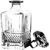 RCR CRISTALLERIA ITALIANA Brillante bottiglia quadra whisky 85cl cm 9,2x9,2x18,9h