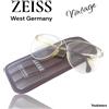 ZEISS occhiali 6821 4000 EH6 RARE VINTAGE 80s GOLD PLATED 22kt WEST GERMANY