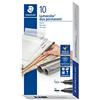 STAEDTLER Lumocolor 348 Permanent Duo - nero, set da 10, 0,6 & 1,5 mm | Inchiostro impermeabile a doppia punta per quasi tutte le superfici - due punte tonde per penna - Art.-Nr. 348-9