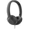 Philips UH201BK/00 Cuffie con Cavo (Pieghevole, Soft Earpad, Micro, Cavo da 1.2 Metri) Nero