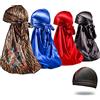 ForceWave Durag Setosi da Uomo 360 Onde, 4 Pezzi, Modello Do Rag, 1 Premio Cappellino per Onde, M