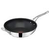 Tefal Jamie Oliver by Cook's Classics E3068835 - Padella per wok con rivestimento antiaderente, adatta a induzione, in forno, in acciaio inox, con manico rivettato, 28 cm