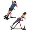 VEVOR Panca Iperestensione Sedia Romana, Macchina di Estensione Regolabile 158 kg, Attrezzatura per Muscoli Posteriori della Coscia, Parte Addominale, Panca Allenamento Palestra Domestica