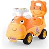 VEVOR Macchinina a Spinta Giocattolo Auto per Bambini, Capacità 22 kg, con Clacson e Musica, Vano Portaoggetti Sotto Sedile, Macchina per Sviluppo Muscolare ed Equilibrio