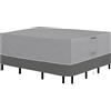 Easy-Going Patio Furniture Cover 110x84 Rectangle Outdoor Table and Chair Set Covers Waterproof UV Resistant Outdoor Sectional Sofa Set Covers, Gray/Dark Gray