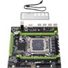 Dpofirs Scheda Madre LGA 2011, Scheda Madre X79G-A M-ATX per Xeon E5 V1 V2, CPU I7, PCIE 16X, 4xDDR3, 4xSATA2.0, 12xUSB2.0, 1xNVME M.2, 1x8pin, 1x24pin