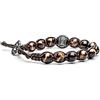 TAMASHII BRACCIALE RUOTA DELLA PREGHIERA UNISEX CON PIETRE OCCHIO DI TIGRE BHS1100-214