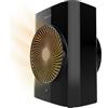 Cecotec Riscaldatore ReadyWarm 2070 Max Force Smart Black. Termoventilatore, 2000 W, 2 Livelli di Potenza, 3 Modalità di Funzionamento, Display LED e Telecomando