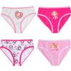 United Labels Paw Patrol - Mutande per bambine e bambini, biancheria intima, rosa/rosa (confezione da 4), Rosa/Rosa, 98 cm-104 cm