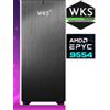 Workstation Computer Wks567 (Singola) Amd Epyc 9554 (64 Core),128GB DDR5 Ecc,SSD M.2 1 Tera Byte Samsung 9100 Pro ,Geforce RTX 5080 16GB,Wifi Ax,Windows 11 Professional
