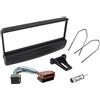 Sound Way Sound-way Kit Montaggio Autoradio, Mascherina 1 DIN, Cavo Connettore ISO, Adattatore Antenna, Chiavi di Smontaggio, compatibile con Ford Focus, Fiesta, Mondeo, Escort, Transit