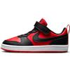 NIKE Court Borough Low RECRAFT (PS), Sneaker, University Red Black White, 34 EU