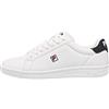 FILA Crosscourt 2 F men Sneaker Uomo, Bianco (White/Dress Blue), 44 EU