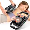 BOB AND BRAD TheraPanel Pistola Massaggio 4 Teste Deep Tissue con Piastra Sostituibile, 4X Efficacia Antidolorifica, Massaggiatore Elettrico Schiena Spalle, Regalo Donne Uomini