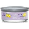 YANKEE CANDLE CANDELA TUMBLER A 5 STOPPINI LEMON LAVENDER