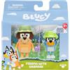 Bluey Figura 2-Pack - Pesca con il nonno, figure da 2,5 pollici con accessori, i bambini possono ricreare i loro momenti preferiti dall'episodio - nonno