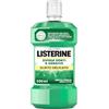 LISTERINE, Collutorio, Difesa Denti e Gengive, Gusto Delicato, Zero Alcol, Tripla Azione, Denti più Forti, Gengive più Sane, Menta Delicata, 500ml