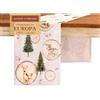 Maison d' Hermine Runner da tavola Mountain Life in 100% cotone per feste cene festività cucina Ringraziamento / Natale (50cm x 150cm)