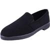 JOMIX Pantofole Uomo Invernali Chiuse Comode Antiscivolo Ciabatte Pelose Calde Casa da Anziani Leggero Scarpe Mocassini Ortopediche Classiche per Inverno Made in Italy ITU2517 Nero 43