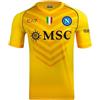 SSC Napoli Maglia Gara Portiere Away, EA7, Gialla, Prodotto Ufficiale, Scudetto Tricolore, Tessuto Tecnico Dry Touch, 2023/2024, L