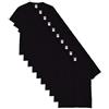 Fruit of the Loom Heavy Cotton 10 Pack Tee T-Shirt, Nero (Black 36), Medium (Pacco da 10) Uomo