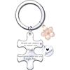 JRZDFXS Regalo Amica Portachiavi Regalo Collega Regalo Migliore Amica Collega Speciale Originale Regalo Mamma Papà Compleanno Regalo Coppia Portachiavi Amicizia Donna Regalo Laurea Sorella (5)