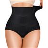 Gotoly Guaina Contenitiva Donna Mutande Contenitive Pancia Piatta Intimo Contenitivo Modellante Pancera Contenitiva Snellente Body Shaper Senza Cuciture (Nero, XXL)