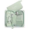DUAIU Set Manicure DUAIU 12 Pezzi Tagliaunghie Professionale Kit Manicure Set Manicure in Acciaio Inox Manicure Set Donne e Uomini Kit per La Cura Delle Unghie con Borsa da Viaggio