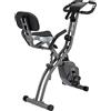 Magic Life Cyclette Pieghevole con Resistenza Magnetica Regolabile su 10 livelli, Cyclette Pieghevole Eretta e Reclinabile per uso Domestico