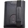 The Good Mate Portafoglio uomo slim con portamonete, scomparto banconote tradizionale e porta carte credito schermato - Portafogli in pelle vera | Smart wallet piccolo e sottile | Portacarte RFID