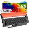 Koala 117A Cartuccia Toner Nero (Con Chip) Compatibili per HP 117A W2070A W2071A W2072A W2073A Toner Set per Color Laser MFP 179fwg 178nwg 150nw 179fnw 178nw 150a Toner, 1-Pack